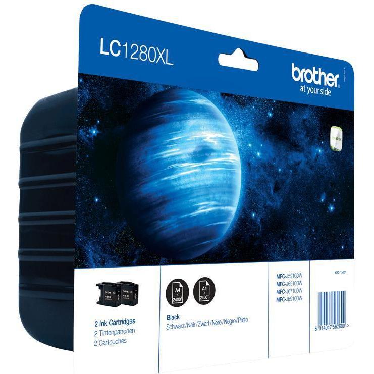 Brother, Druckerpatrone, Ink Black **2-Pack** Pages