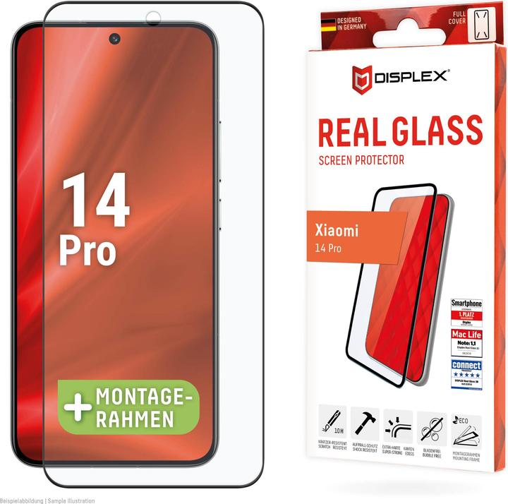 Produktbild Displex Real Glass, Full Cover Panzerglas (1 Stk., Xiaomi 14 Pro)