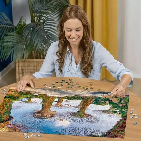 Actual product image Ravensburger Puzzle 12001396 - Garden by the Bay at Singapore - 1500 piece jigsaw puzzle for adults (1500 pieces)