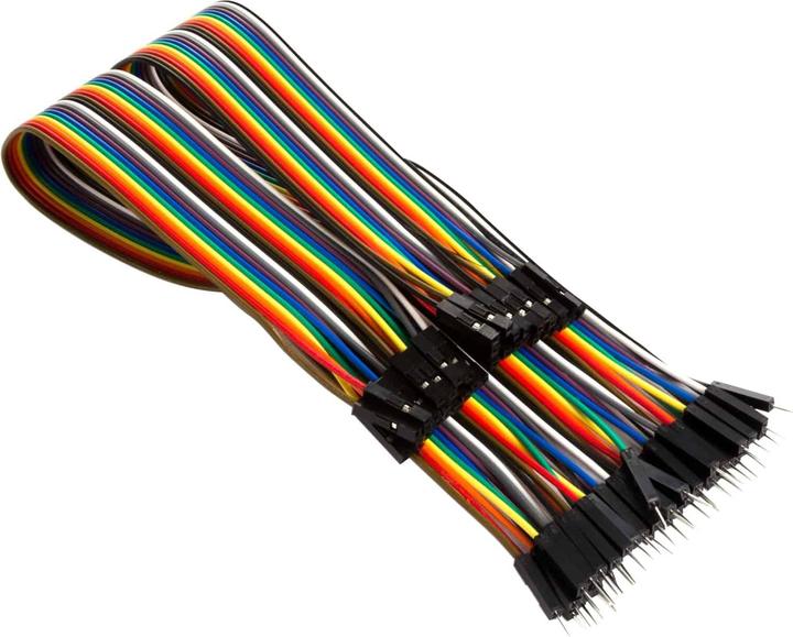 Actual product image Whadda Cable plug to socket 40-pin, 30 cm wire jumper