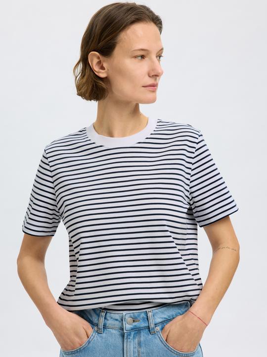 Immagine prodotto Selected Slfessential Ss Striped Boxy Tee Noos (L)