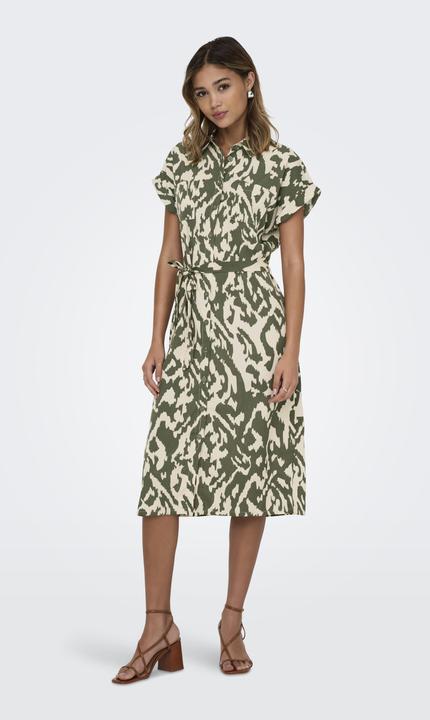 Produktbild Only Bindegürtel Blusenkleid Hemdblusenkleid (40)