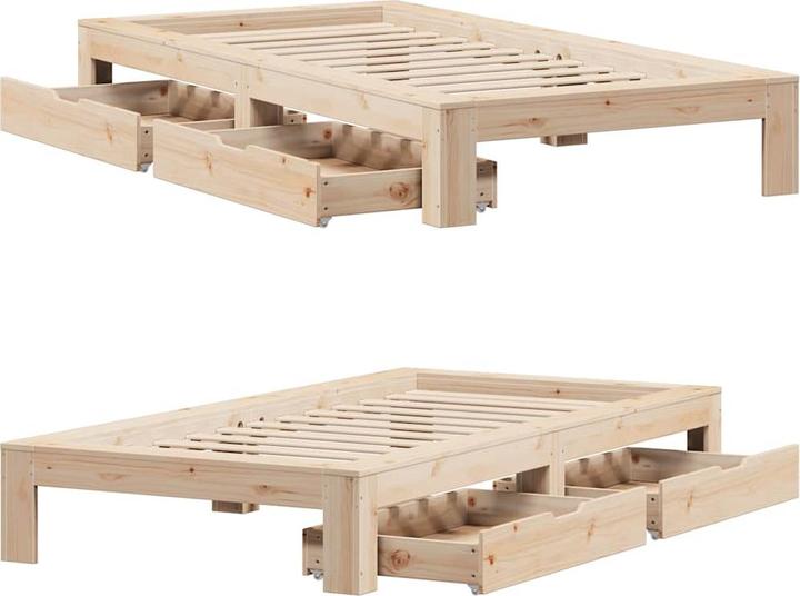 Actual product image vidaXL Bed without mattress 180x200 (180 x 200 cm)
