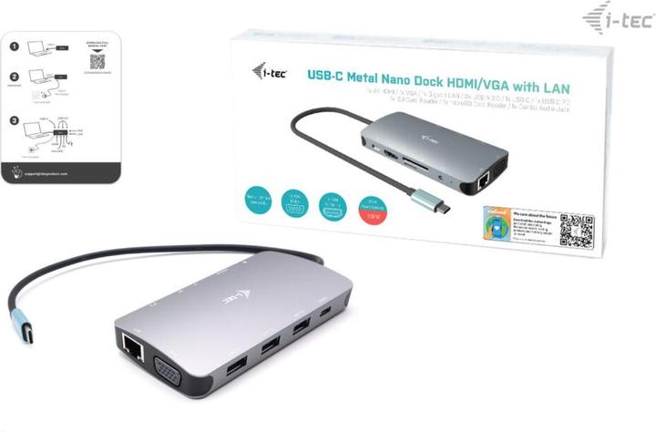 Produktbild i-tec Nano Dock (USB-C, 4 Ports)