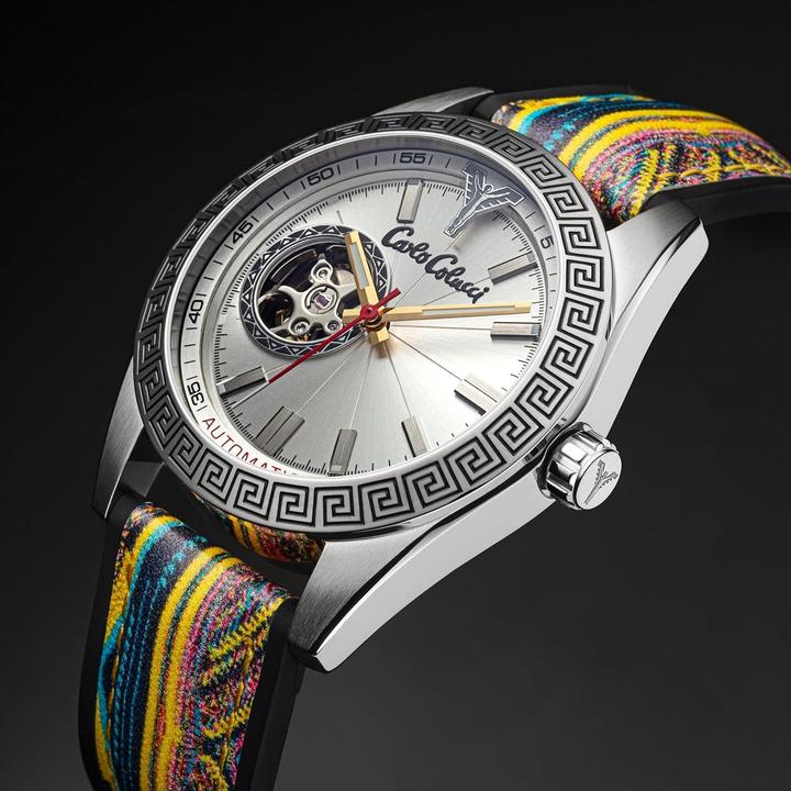 Produktbild Carlo Colucci Analoge Quarzuhr mit Silikonarmband (Analoguhr)