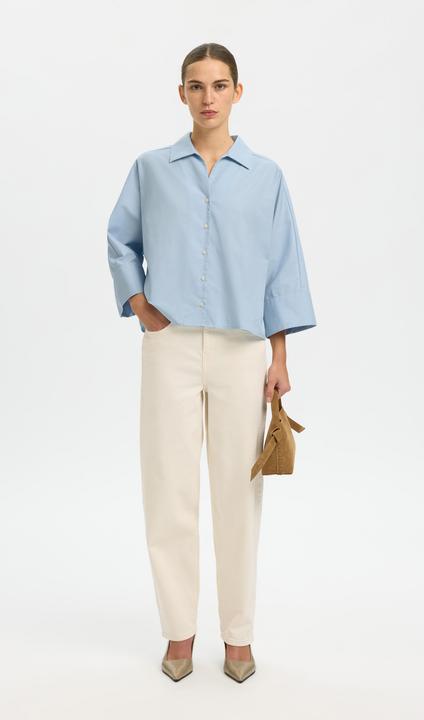 Immagine prodotto Selected Oversized Hemd mit 3/4 Ärmeln (44)