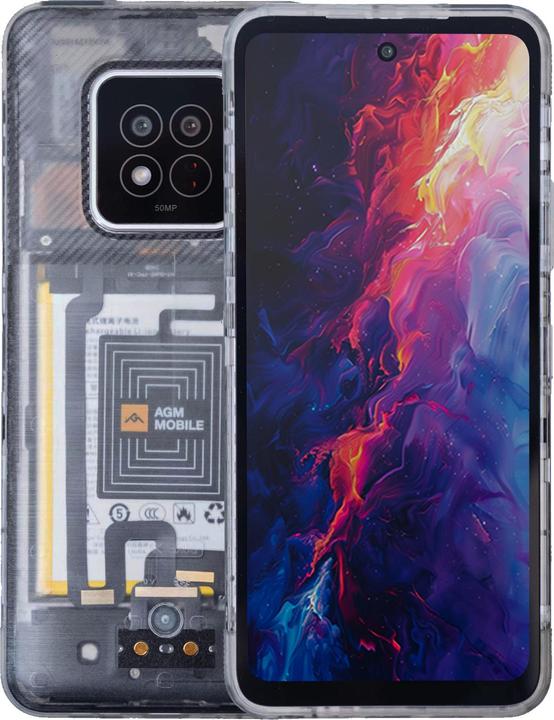 Image du produit Bea-Fon AGM MOBILE X6 Phantom 8+128GB Outdoor Smartphone 5G (128 Go, Noir, 6.78", Double SIM, 5G)