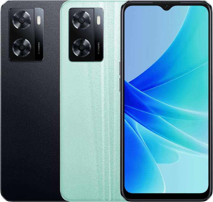 Produktbild OPPO A57 (64 GB, Black, Glowing Black, 6.56", Dual SIM, 4G)