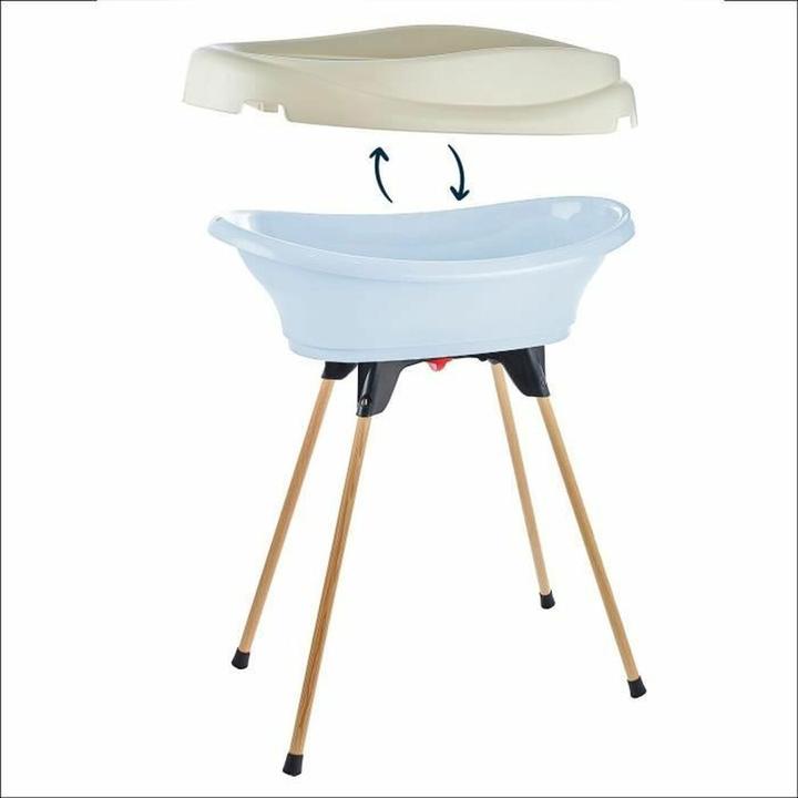 Immagine prodotto Thermobaby Pack Wickelaufsatz und Badewanne Vasco blaue Blume