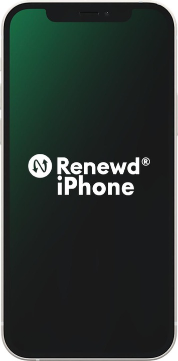 Actual product image Renewd iPhone 12 (64 GB, White, 6.10", 12 Mpx, Dual SIM, A / Like new)