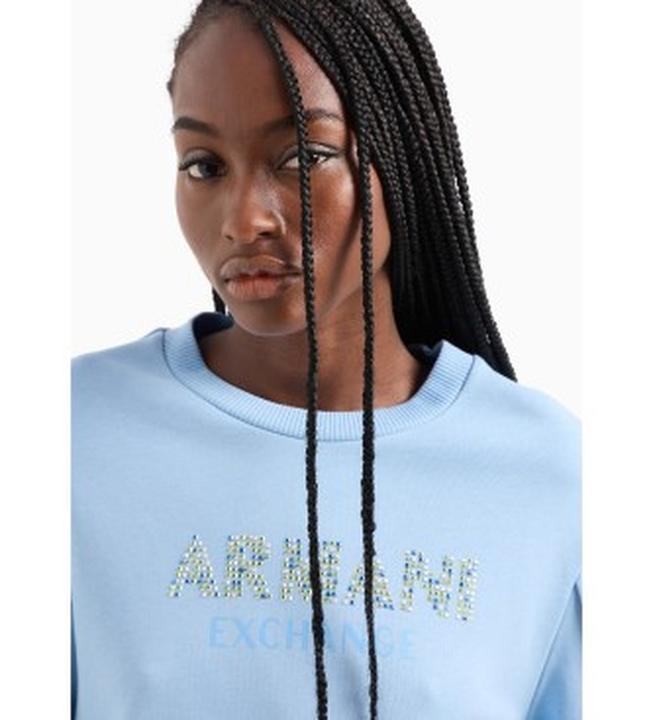 Produktbild Armani Exchange Strasslogo Crewneck Pullover Sweatshirt (38)