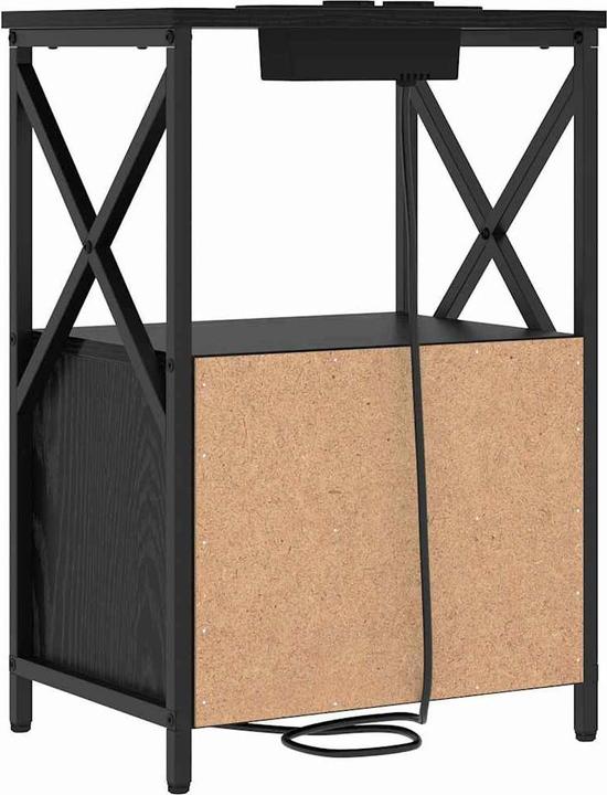 Actual product image vidaXL Bedside table (31 x 40 x 60 cm)