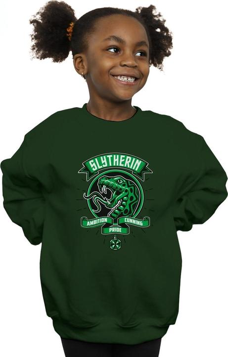 Image du produit - Sweat SLYTHERIN TOON CREST - Fille (152, 158)