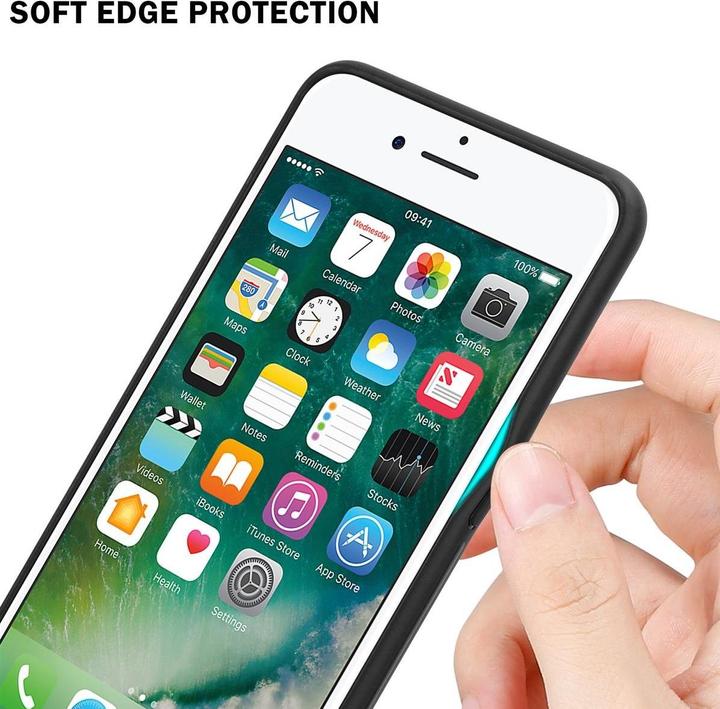 Actual product image Cadorabo TPU Striped Glass Cover (Apple iPhone 7, Apple iPhone SE (2nd Gen))