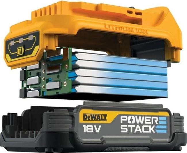 Actual product image DeWalt DCG405H2T-QW accu haakse slijper 18V Li-ion (125 mm)