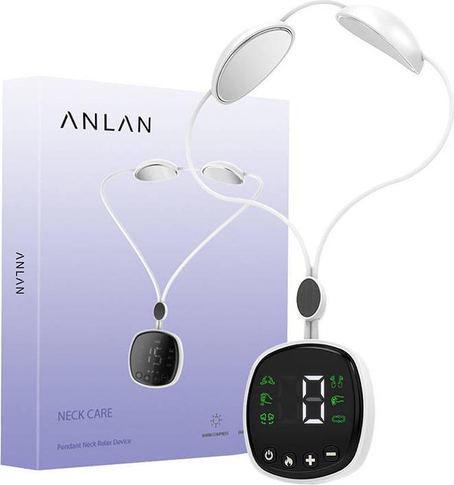 Actual product image Anlan Pendant EMS Relax Warm Compress Neck Massager