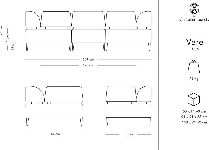 Produktbild CXL by Christian Lacroix Vere (Ecksofa)