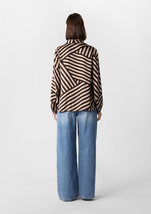 Immagine prodotto Comma Bluse Satinierte Hemdbluse mit All-over-Print (32)