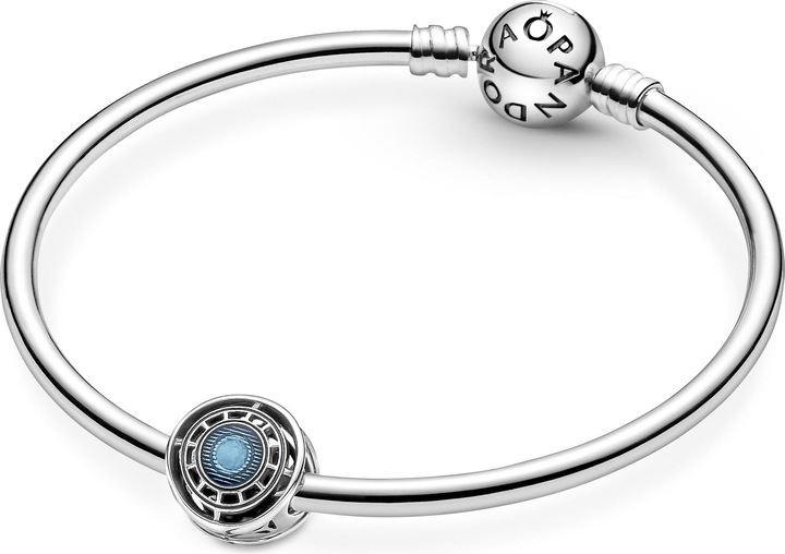 Actual product image Pandora Marvel The Avengers Iron Man Arc Reactor (Enamel, Silver 925)