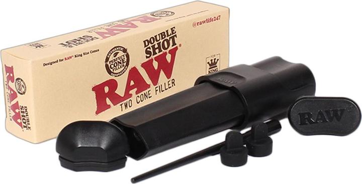 RAW Double Shot King Size Two Cone FIller Case