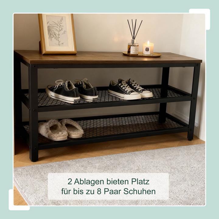 Image du produit Relaxdays banc chaussures (100 x 30 x 45 cm)