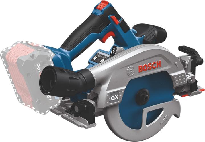 Produktbild Bosch Professional Bosch GKS 18V-57-2 GX Professional Akku Kreissäge 18 V 165 mm Brushless + 2x Akku 4,0 Ah +