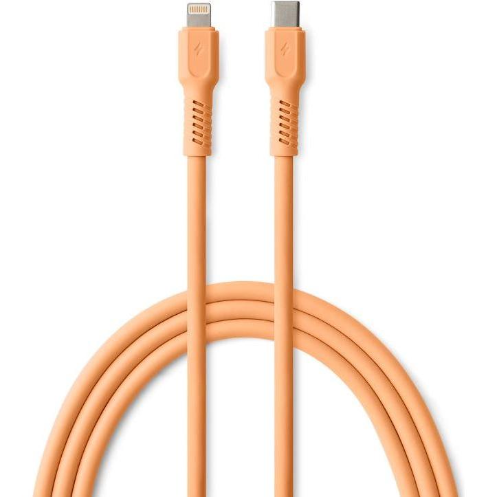 Forever COLORUM Kabel USB-C - Lightning 1,8m 2,4A CK12-CL-14 x Peach Fuzz (USB 3.2 Gen 1), USB Kabel