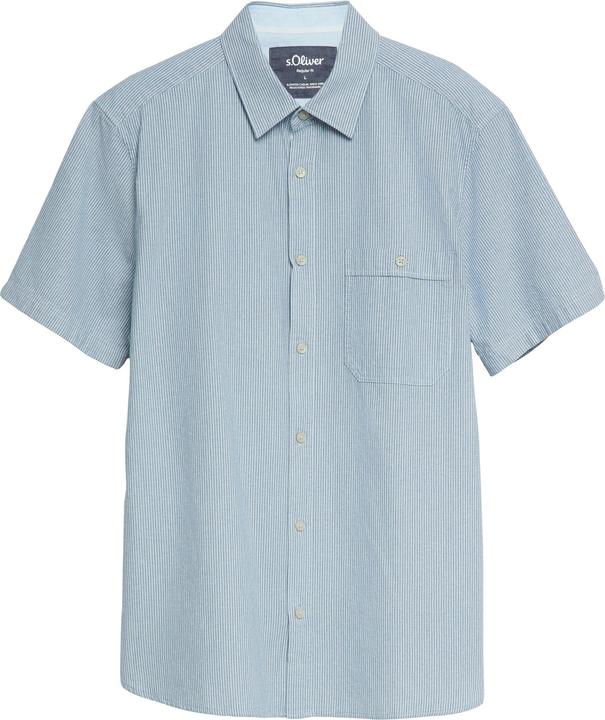 Immagine prodotto s.Oliver Regular Fit: Fein strukturiertes Kurzarmhemd (M)