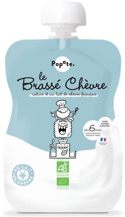 Produktbild Popote Quetschie Ziegenmilchjoghurt Natur (100 g)