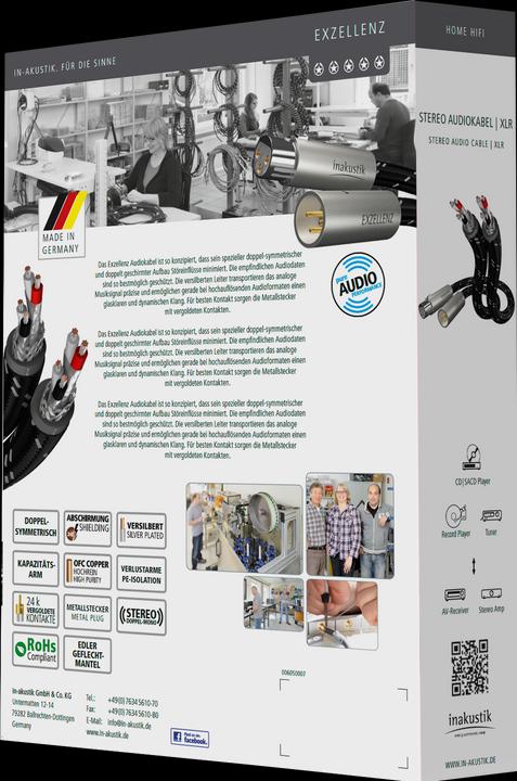 Produktbild Inakustik Exzellenz Stereo XLR (0.75 m, XLR)