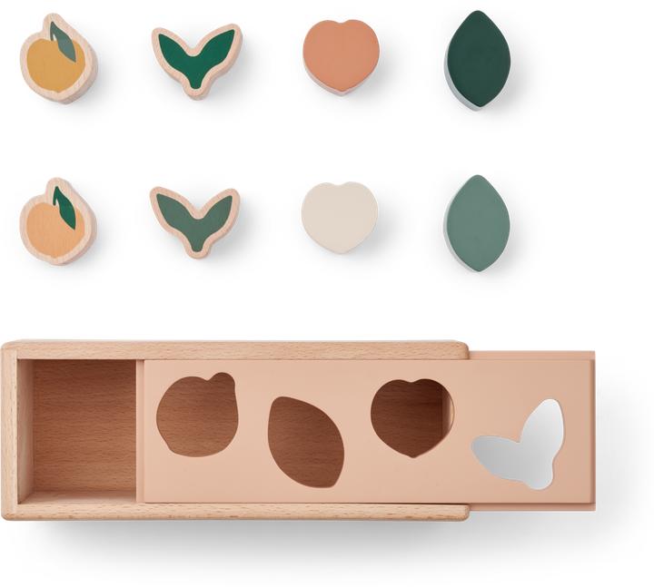 Actual product image Liewood Midas Peach Pale Tuscany Wooden Moulding Set