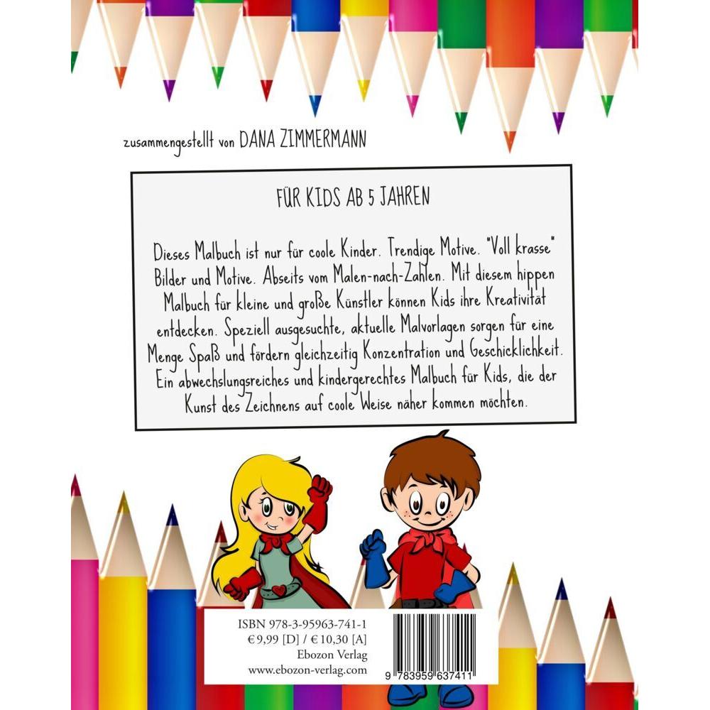 Thumbnail - Ebozon Malbuch für coole Kids