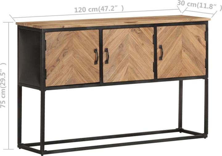 Produktbild vidaXL Sideboard (120 x 30 x 75 cm)