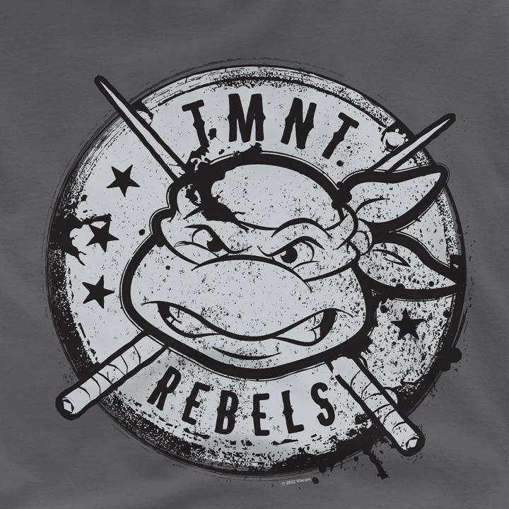 Immagine prodotto Teenage Mutant NT Rebels Maglietta Logo Effetto Invecchiato Uomo (L)