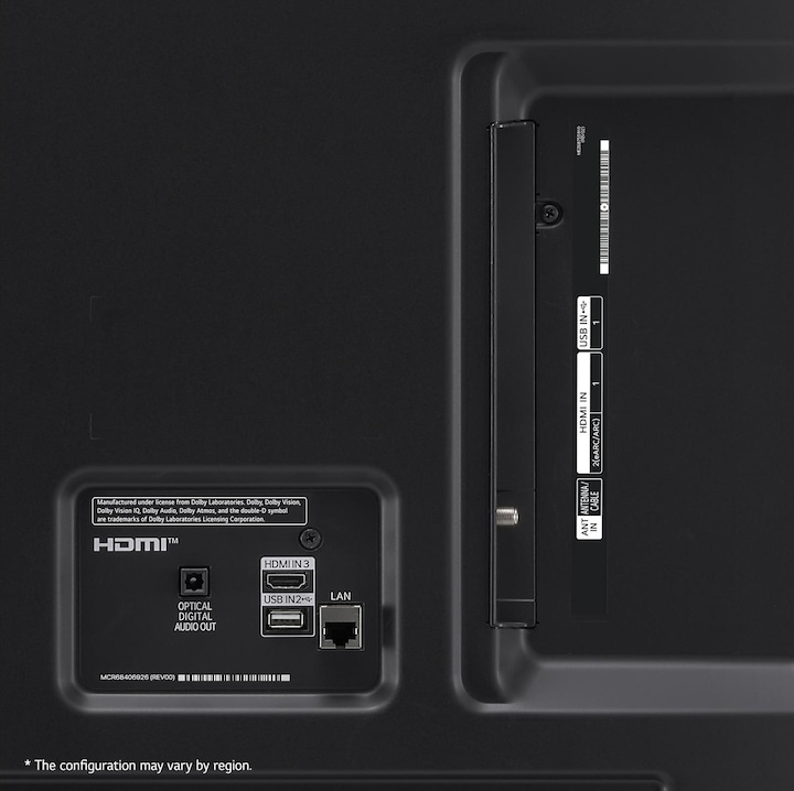 Immagine prodotto LG 55NANO82T6B (55", NANO82, Nano-Cell, LCD, 4K, 2024)