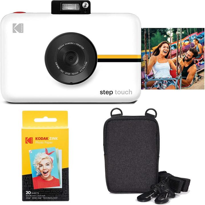 Image du produit Kodak Step Touch 13MP Digital Camera Instant Printer with 35 LCD Touch Screen White Go Bundle