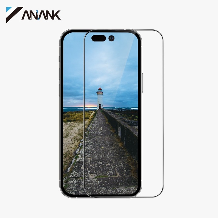 Produktbild Anank 2.5D Transparentes Panzerglas für iPhone 16 Pro Max – Japanisches Asahi Glas (1 Stück, Apple iPhone 16 Pro Max)