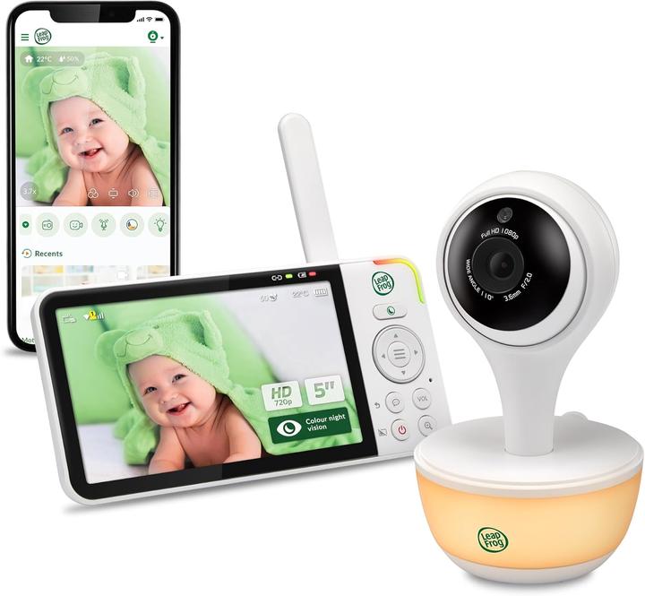 Leapfrog Smartes Video-Babyphone LF815HD (Babyphone mit Kamera, 300 m)