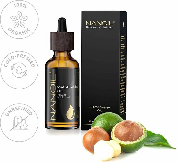 Actual product image Nanoil - Macadamia Oil (50 ml)