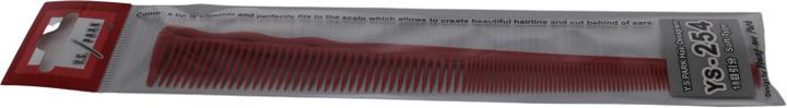 Actual product image Y.S. Park Cutting comb no. 254 Flex red