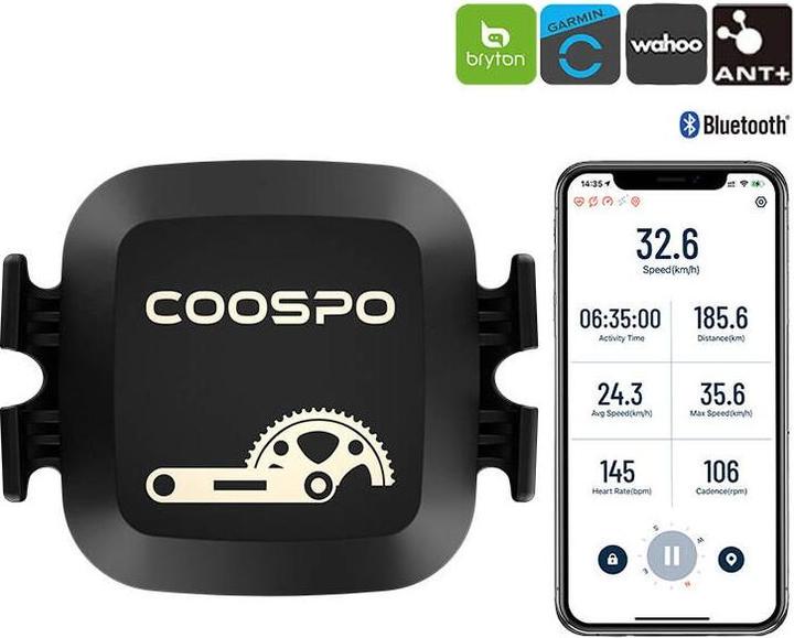 Immagine prodotto Coospo Sensore di velocità e cadenza BK467