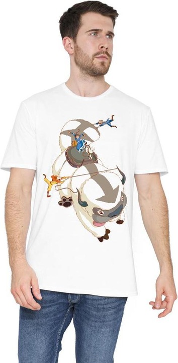 Actual product image Avatar: The Last Airbender Mens Hang On Appa T-Shirt (4XL)