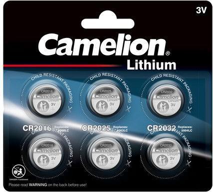 Immagine prodotto Camelion Set di miscele al litio CR2016, CR2025, CR2032 (6 pz., CR2025, CR2032, CR2016, 210 mAh)
