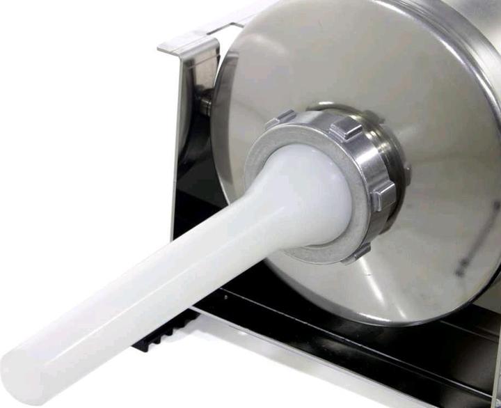 Actual product image Reber N INOX Red manual tabletop sausage filler8 Kg