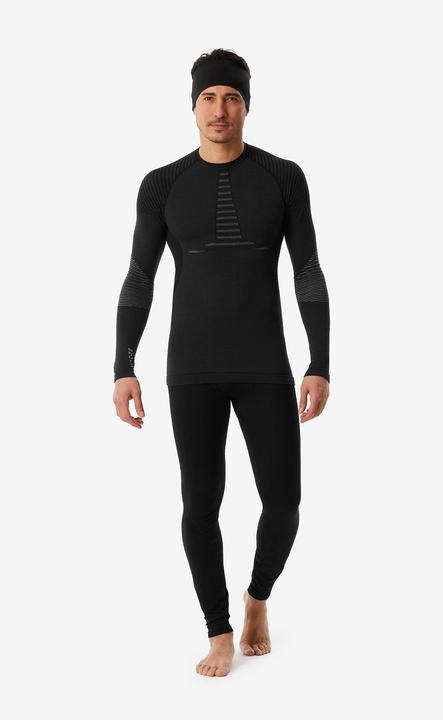 Actual product image Wedze Ski underwear functional shirt men's wool breathable - BL 900 black (XXL)
