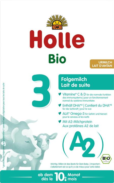 Energie-Label Holle A2 Bio-Folgemilch 3 Karton 400 g (400 g, ab 10 Monaten)