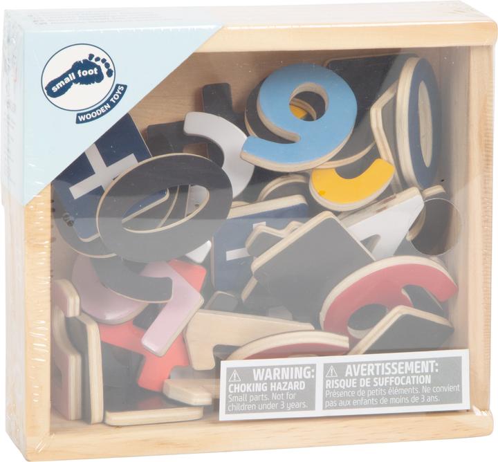Actual product image small foot Magnetic numbers (40 x)