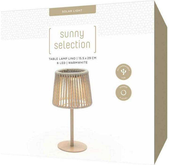 Actual product image STT Solar Table Lamp Lino