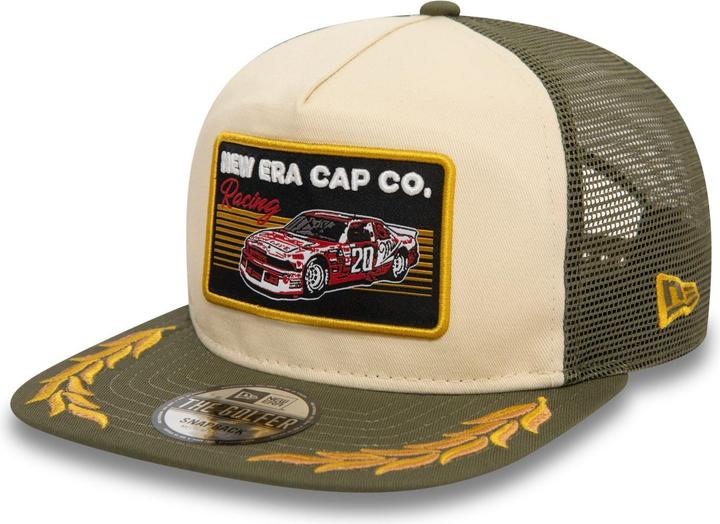 Produktbild New Era Golfer Mesh Snapback Cap - MOTORSPORT oliv - S/M (S, M)