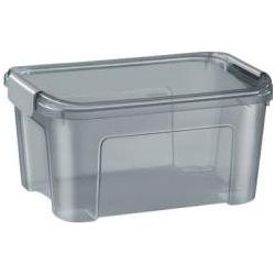 Cep, Aufbewahrungsbox, Aufbewahrungsbox SHADOW, 13 Liter, transparent rauchgrau (13 l)